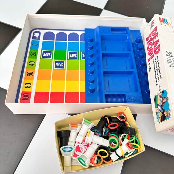 Vintage 1970s Dead Stop strategy board game x2 players - Picture 3 of 5